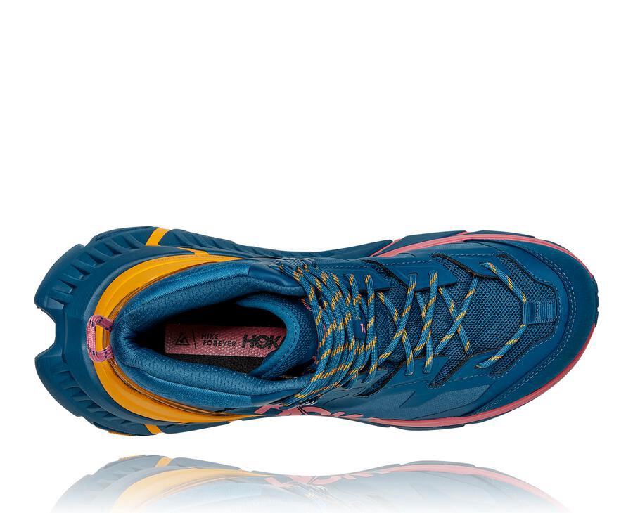 Hoka One One Tennine Hike Gore-Tex Vandringsskor Herr - Blå - CWZMS-3920